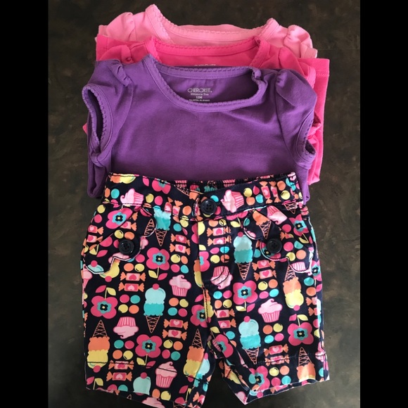 CHEROKEE Baby Summer Short Sleeve Shirts - Picture 1 of 2